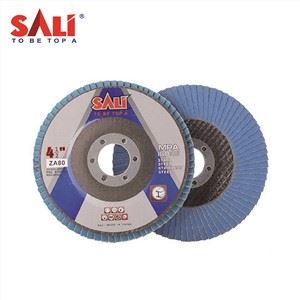 Tekanan Zirkonia Aluminum Penggilap Keluli Tahan Karat 115mm Aluminium Flap Wheel